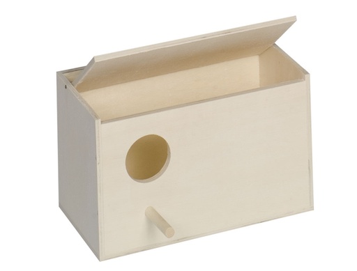 [NB50222L] Nestkast voor exotische vogels 19 x 11 x 12 cm 