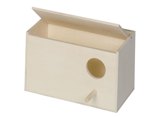 [NB50222R] Nestkast voor exotische vogels 19 x 11 x 12 cm 