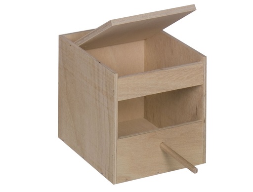 [NB50226] Nestkast voor exotische vogels 15 x 14,5 x 15 cm 