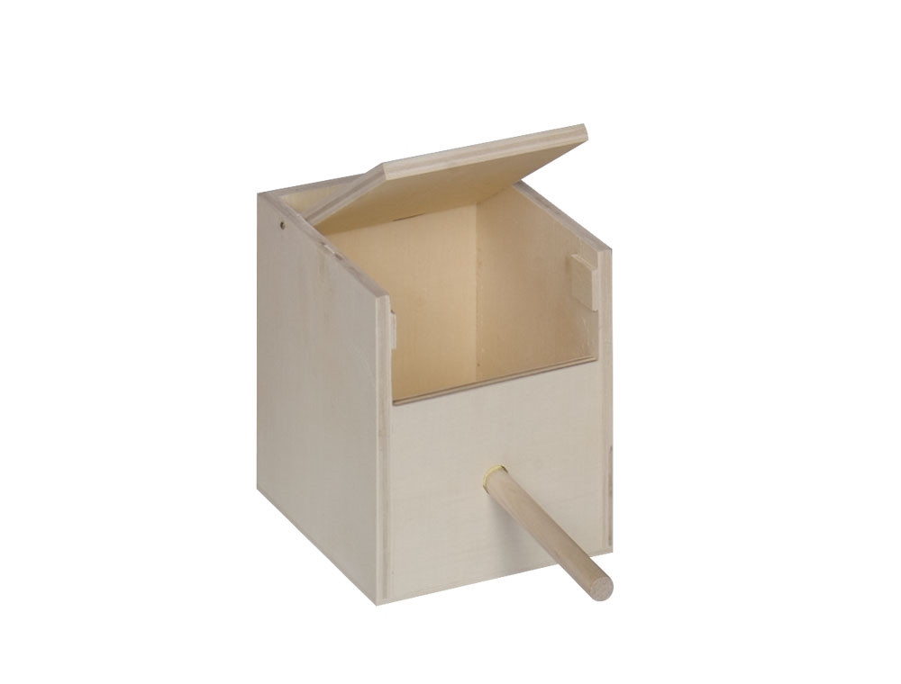 Nestkast voor exotische vogels 11 x 11 x 12 cm 
