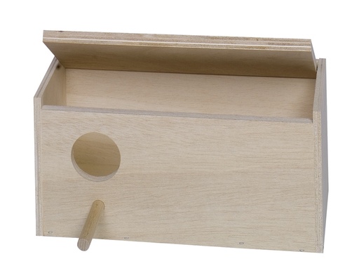 [NB50240L] Nestkast voor parkieten 28,5 x 14,0 x 14,0 cm 