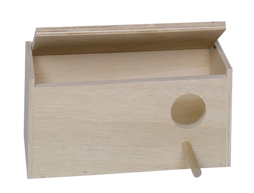 [NB50240R] Nestkast voor parkieten 28,5 x 14,0 x 14,0 cm 