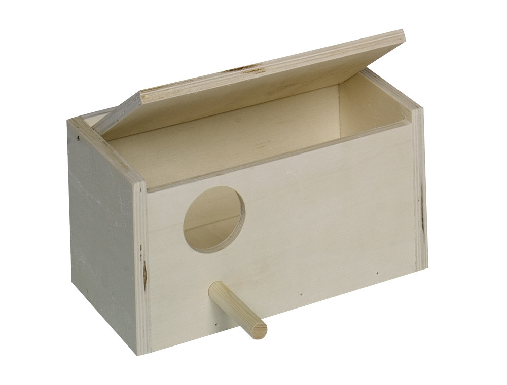 Nestkast voor parkieten 21 x 13x x 12,5 cm 