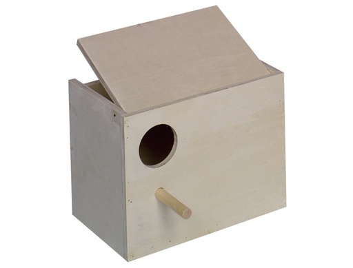 [NB50253L] Nestkast voor parkieten 22 x 16 x 17 cm 