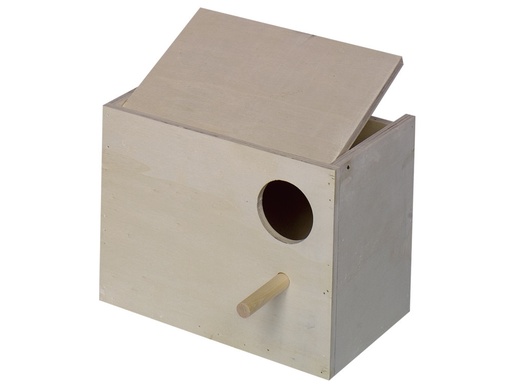 [NB50253R] Nestkast voor parkieten 22 x 16 x 17 cm 