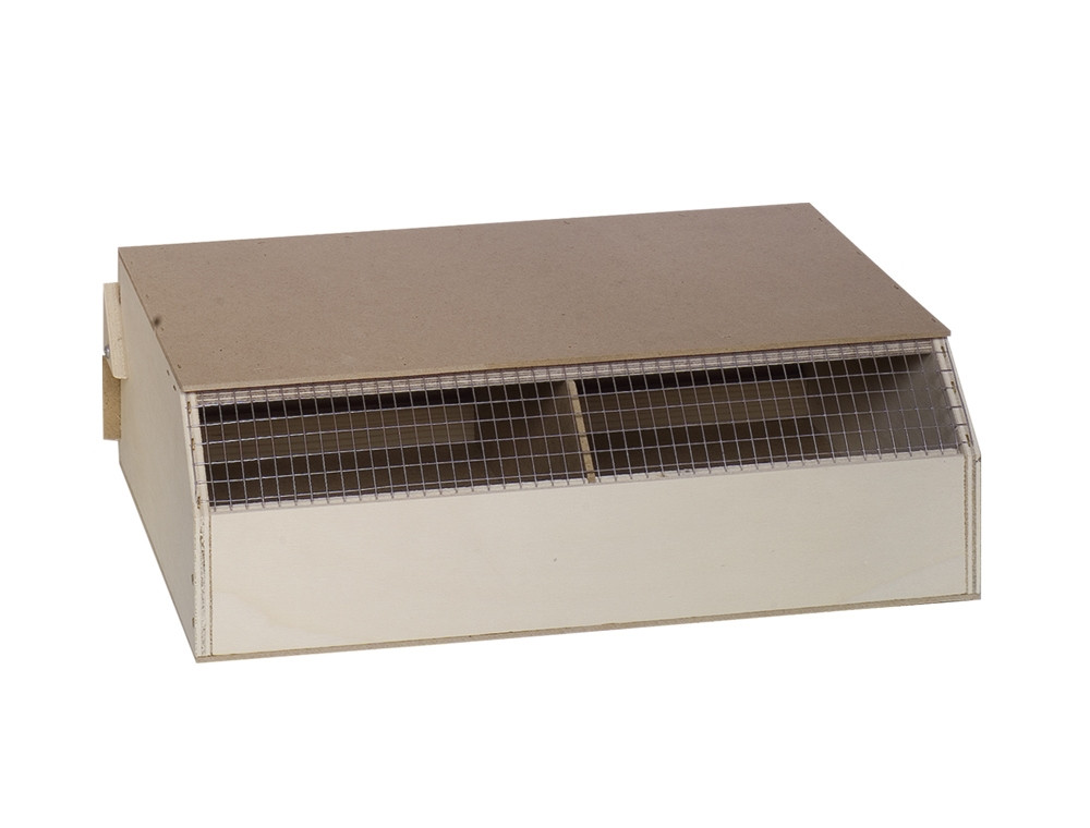 Verzenddoos, 2 hutten 30 x 25 x 12 cm 