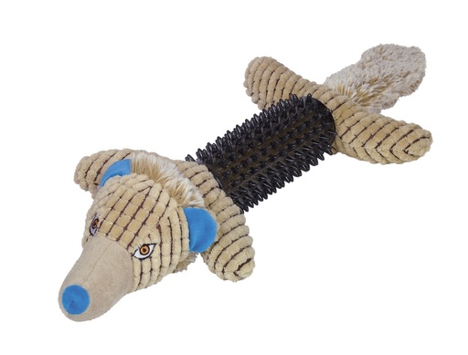 [NB50380] Pluche wolf met TPR 57 cm 