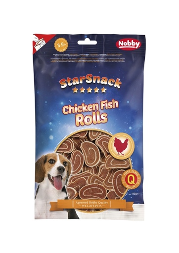[NB50405] StarSnack Kipvisrolletjes
