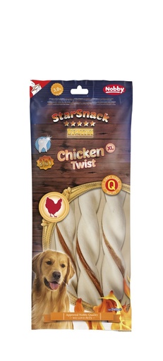 [NB50413] StarSnack Barbecue Kip Twist XL, 240 g, 3 st, 25 cm 