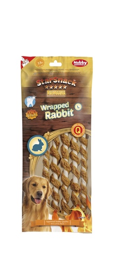 [NB50419] StarSnack Barbecue Verpakt Konijn L, 144 g, 5 St, 25 cm 
