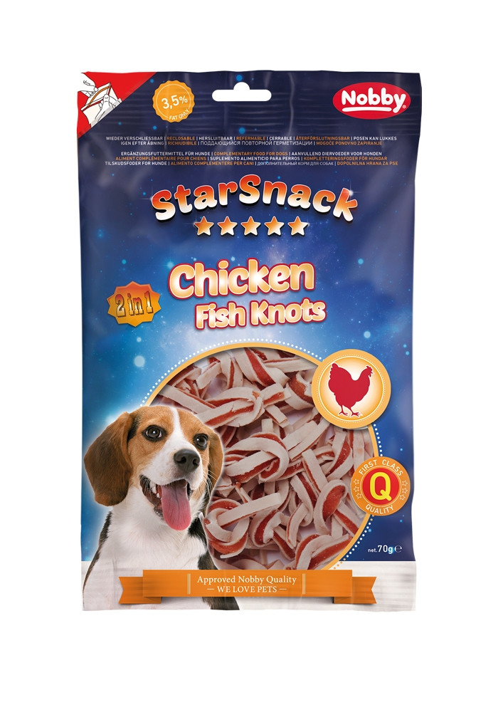 StarSnack Kip Visknopen