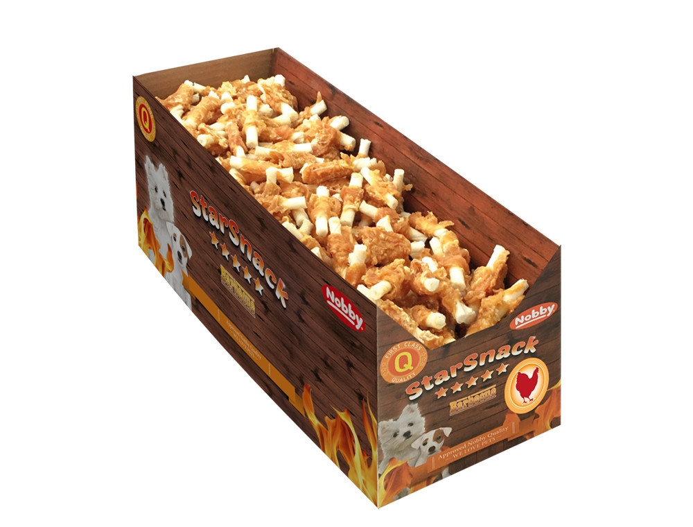 StarSnack Barbecue MINI Verpakte Kip Display  3,0 kg,  6,0 cm 