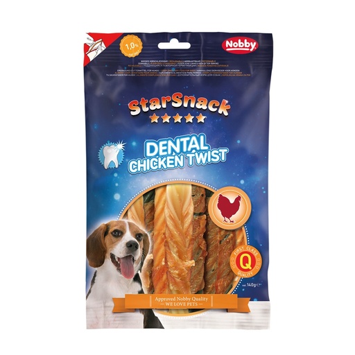 [NB50491] StarSnack Dental Chicken Twist  12,5 cm, 5 stuks,  140 g 