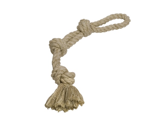 [NB50546] Touwspeeltje, touw dubbele sisal-katoenmix