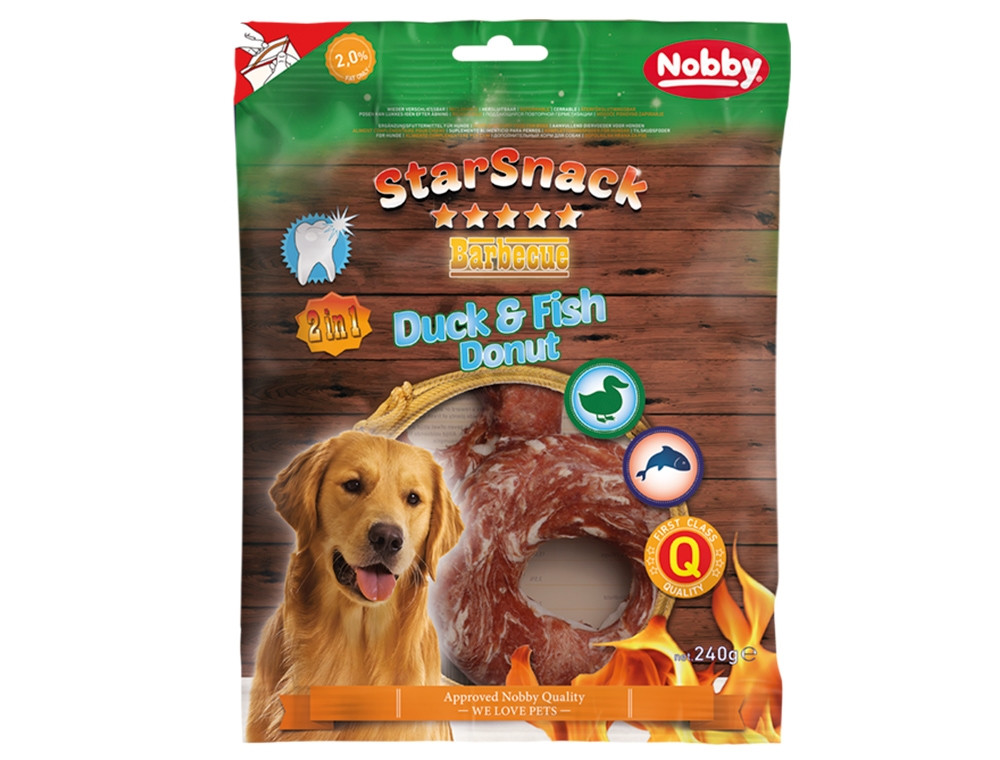 StarSnack Barbecue Eend & Vis Donut