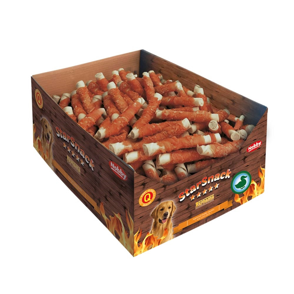 StarSnack Barbecue Verpakte Eend Display  5,85 kg, M:  15 mm, 13 cm 