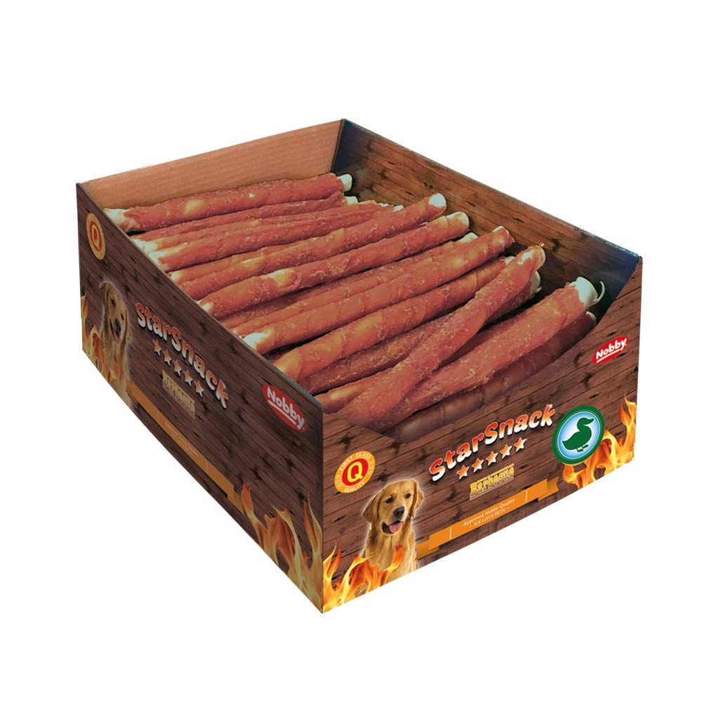 StarSnack Barbecue Verpakte Eend Display  7,85 kg, XL:  20 mm, 27 cm 