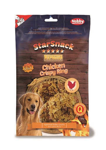 [NB50789] StarSnack Barbecue Kip Krokante Ring  120 g 