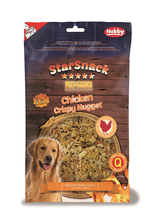 StarSnack Barbecue Kip Krokant Nugget  120 g 