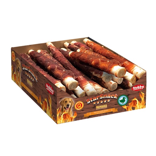 [NB50863] StarSnack Barbecue Verpakte Eend XL Display  3,0 kg,  20 mm, 27 cm 