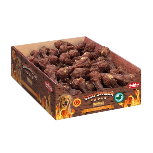 [NB50866] StarSnack Barbecue Eendenbot Display  2,1 kg,  12,5 cm 