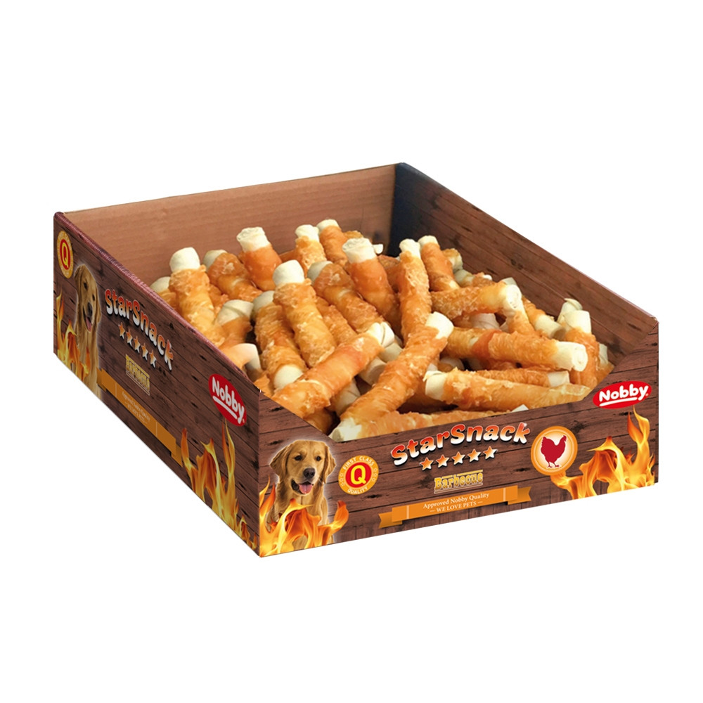StarSnack Barbecue Verpakte Kip M Display  2,5 kg,  15 mm, 13 cm 