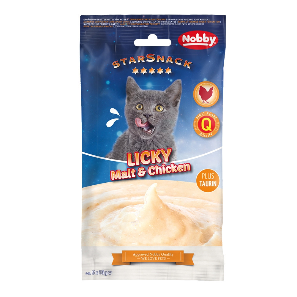 StarSnack LICKY Mout & Kip 5 x 15 g 