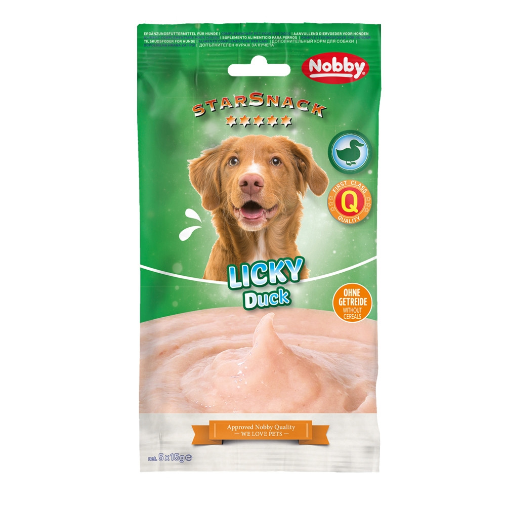 StarSnack LICKY Eend 5 x 15 g 