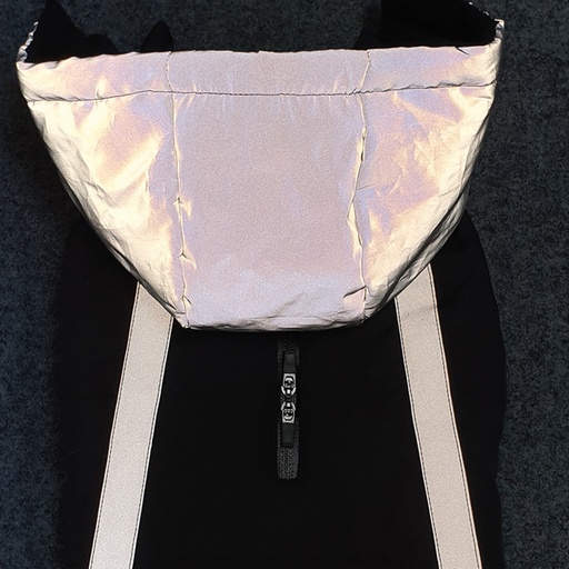 [NB51307] Hondenjas "REFLECT" 48 cm zwart