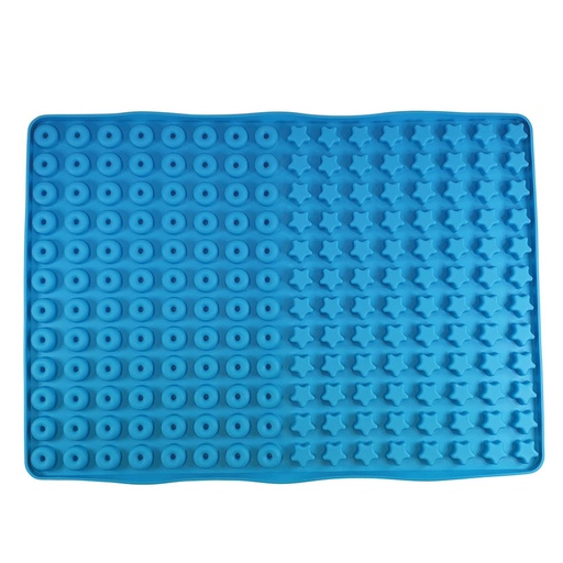 [NB51919] Siliconen bakmat "DONUT & STAR"