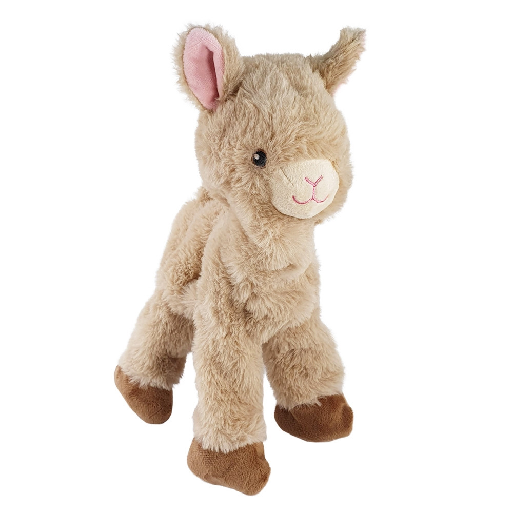 Pluche alpaca met touw aan de binnenkant