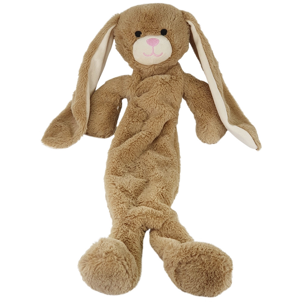 Pluche konijn met touw erin 54 cm 