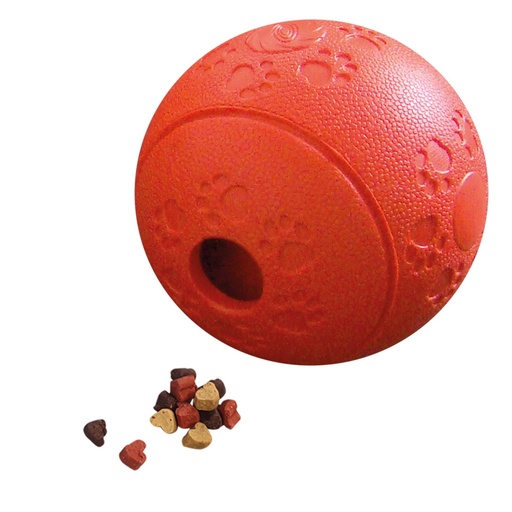 [NB52048] Rubberen snackbal rood 11 cm rood