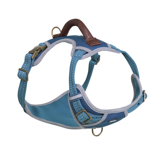 [NB5205606] Harnas "SPORTIEF" L: nek: 42-60 cm, borst: 58-85 cm, b: 25 mm blauw