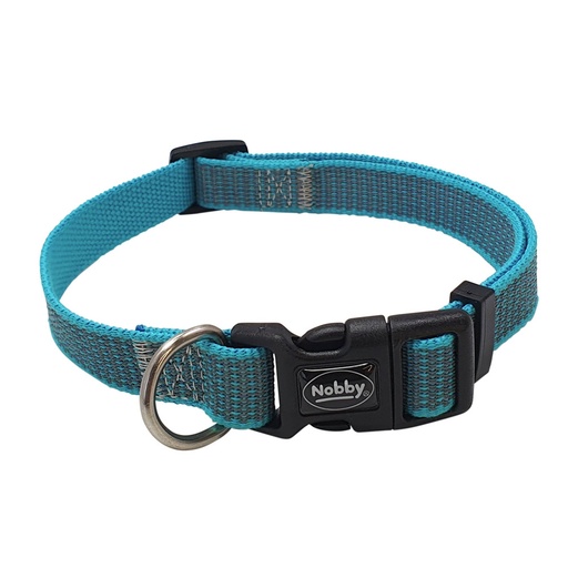 [NB5206032] Kraag "VOLLEDIG REFLECT" XS-S: L: 23-35 cm; b: 15 mm licht blauw
