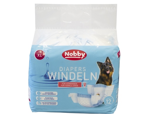 [NB57175] Luiers voor vrouwelijke honden 12 st.; XL ; 40 - 58 cm 