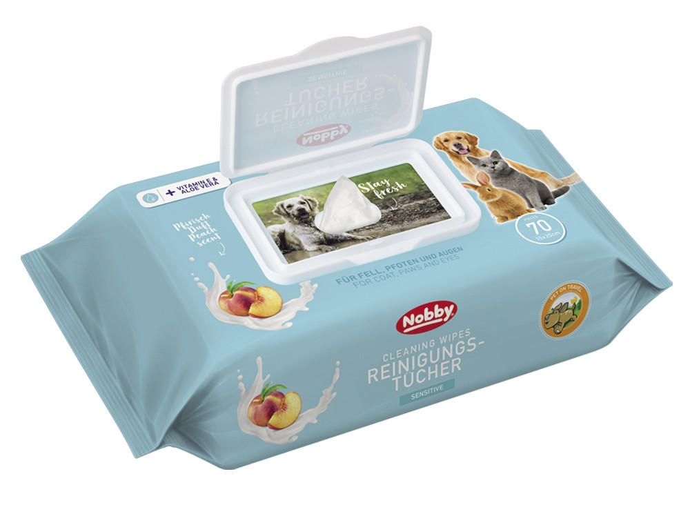 Universeel reinigingsdoekje display 9 x 70 st. 