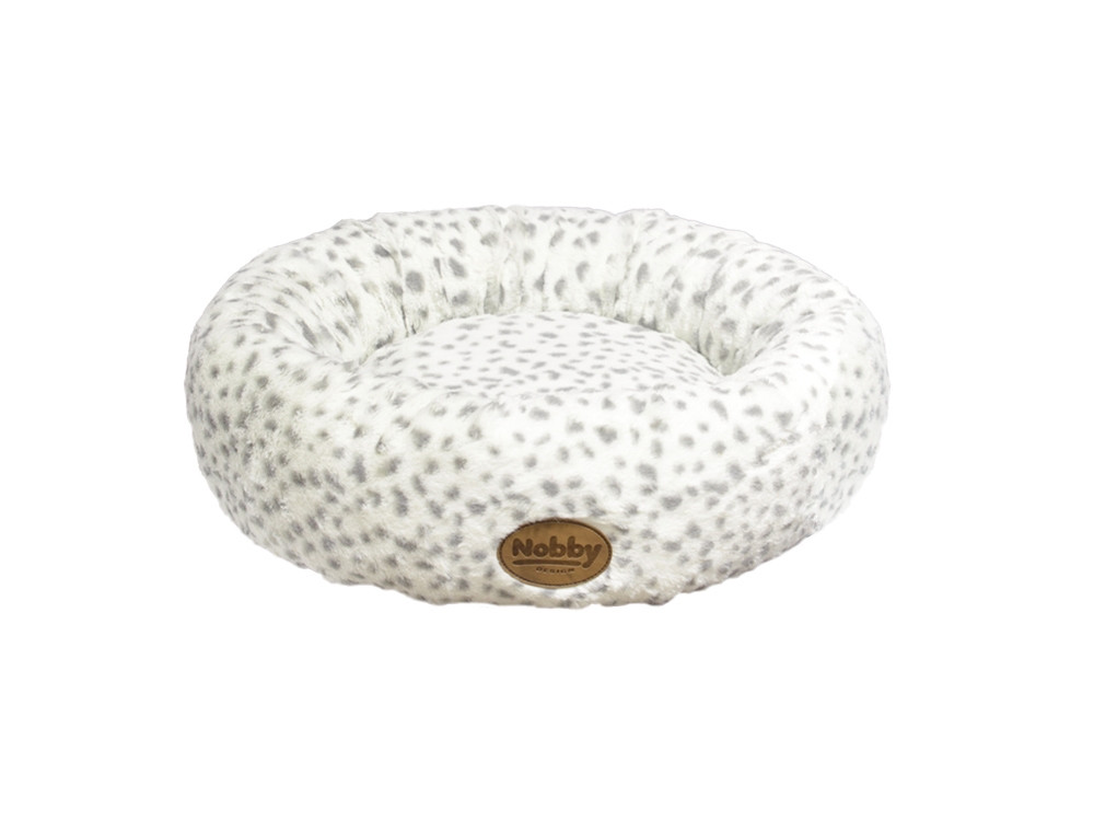 Donut "ALANIS"  45 cm leopard grijs