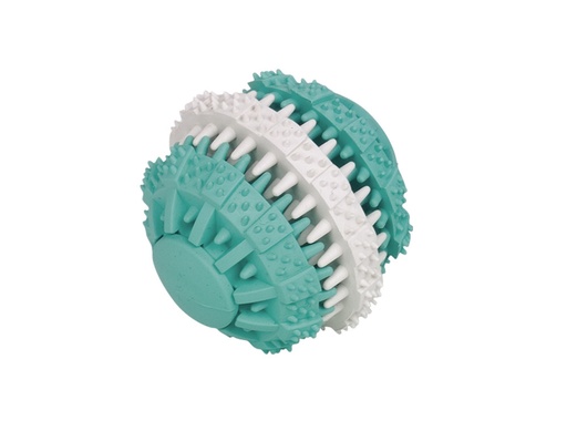 [NB60469] Rubberen bal "DENTAL LINE" 6 cm tweekleurig