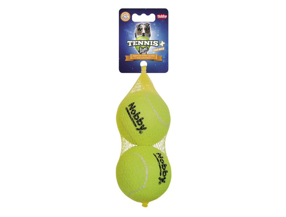 Tennisbal met pieper