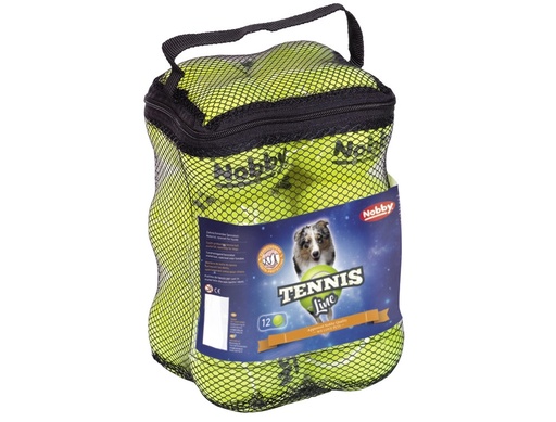 [NB60484] Tennisbal M 6,5 cm; Net bag of 12 st. 
