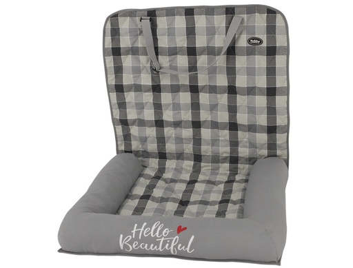 [NB60766] Autostoel/mat "CAMPO" L x B x H: 60 x 45 x 60 cm grijs