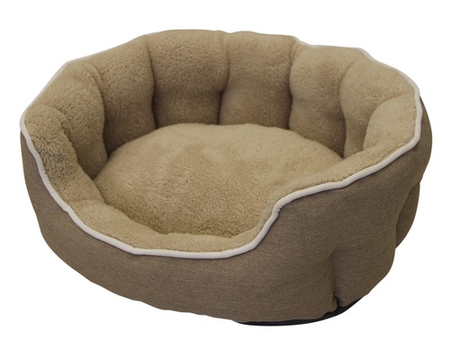 [NB60858] Comfortbed Klassiek "BRENTA" l x b x h: 53 x 47 x 17 cm licht bruin