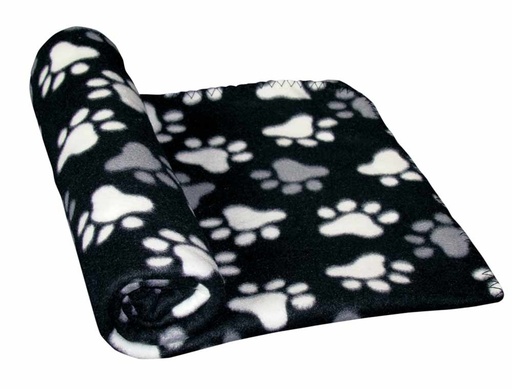[NB60875] Fleeceplaid "PIPPA" Klassiek l x b: 100 x 150 cm zwart