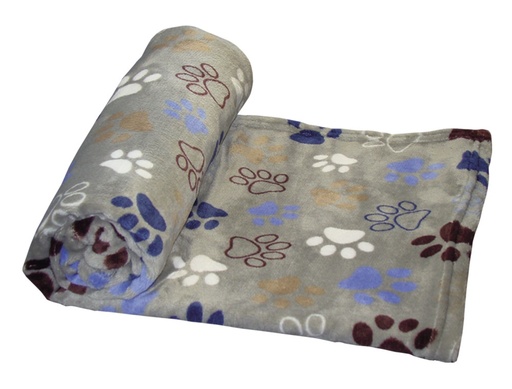 [NB60880] Fleeceplaid "LISSI" Klassiek l x b: 75 x 100 cm licht grijs