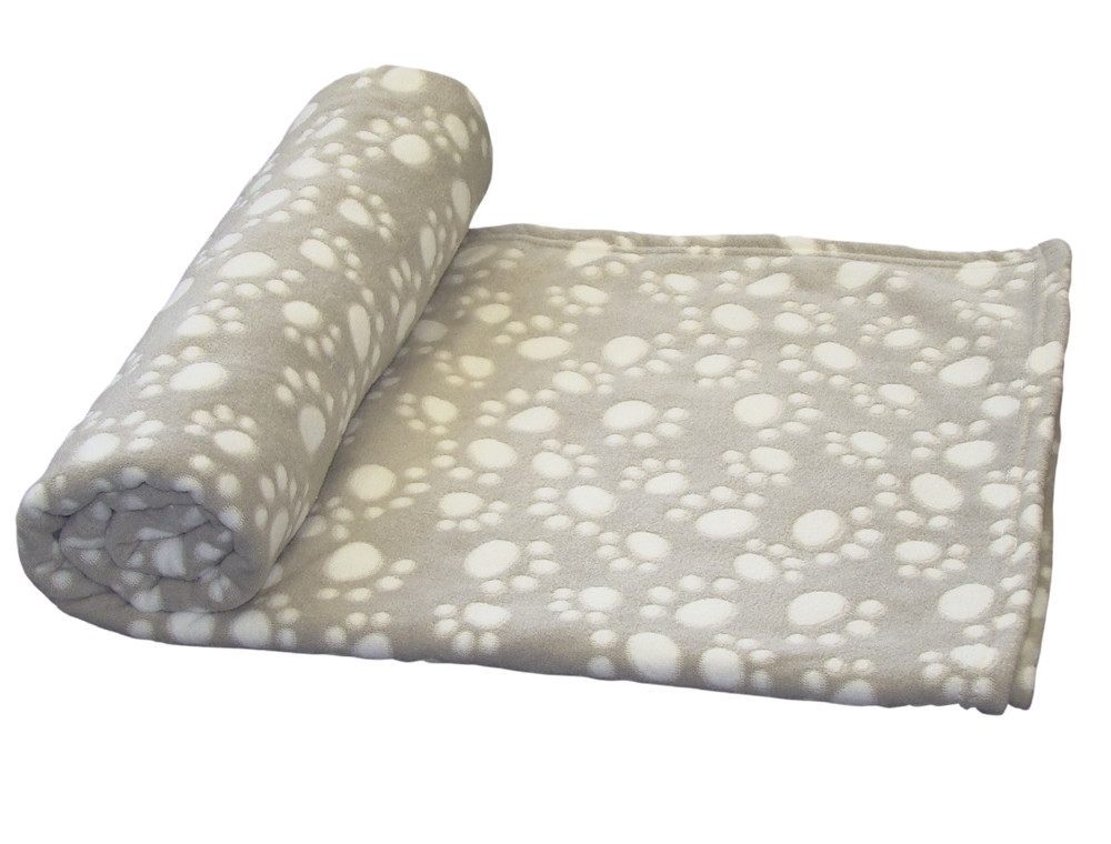 Fleeceplaid "EMMI" Klassiek l x b: 75 x 100 cm beige