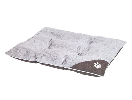 [NB60963] Comfortkussen vierkant Classic "SAMA" l x b x h: 80 x 60 x 10 cm lichtgrijs