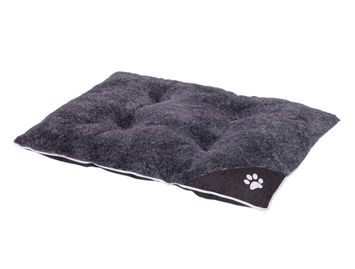 [NB60965] Comfortkussen vierkant Classic "SAMA" l x b x h: 100 x 85 x 12 cm donker grijs