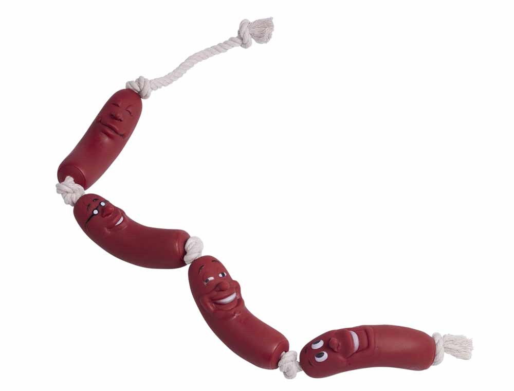 Vinyl worstketting "CLASSIC" 4 st, 75 cm 