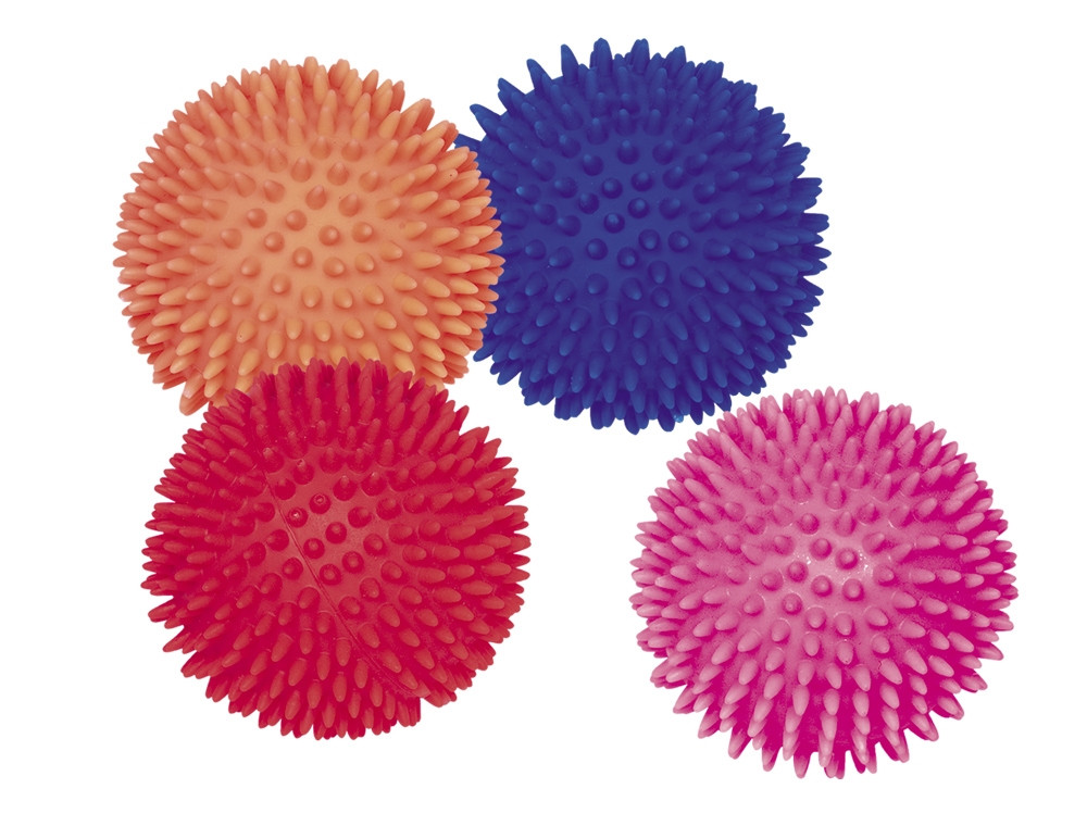 Vinyl egelbal "CLASSIC"  9,5 cm Mix kleuren